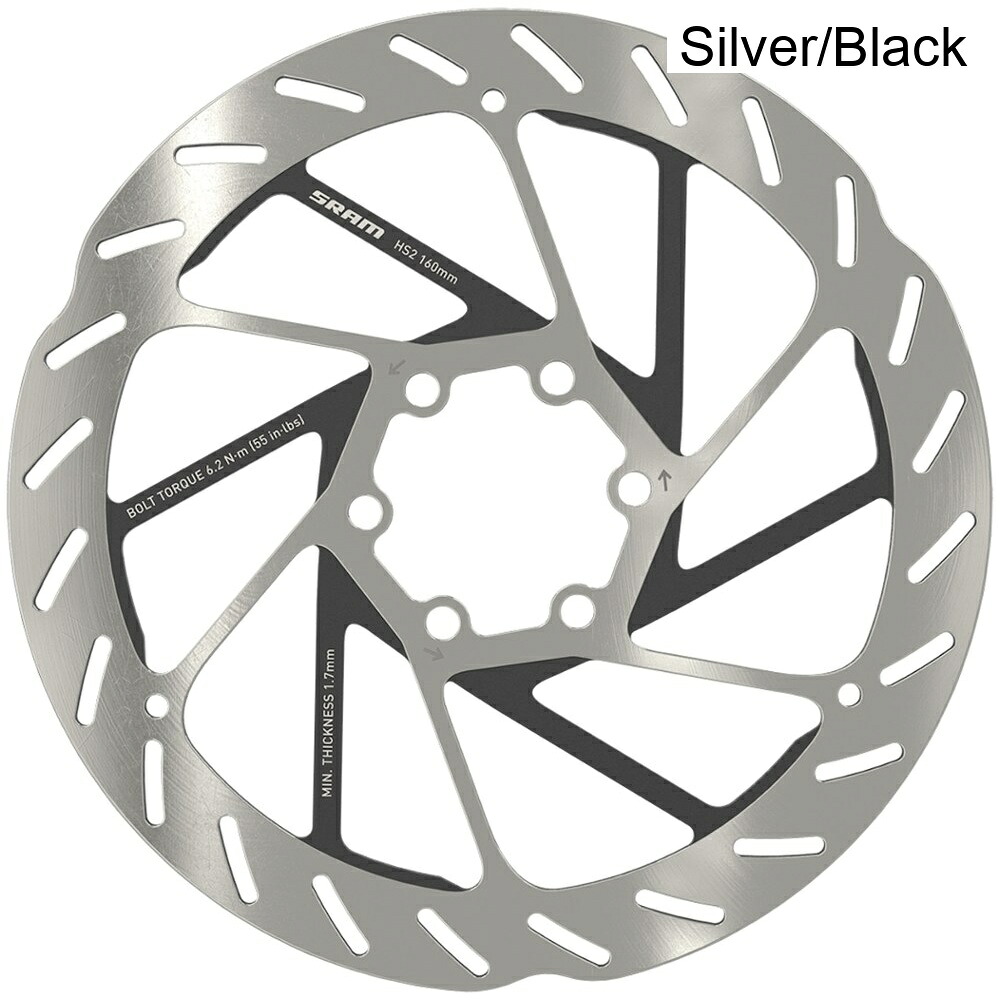(取寄) sram HS2ディスクブレーキローター - 6ボルト sram HS2 Disc Brake Rotor - 6-Bolt|ジェットラグ店