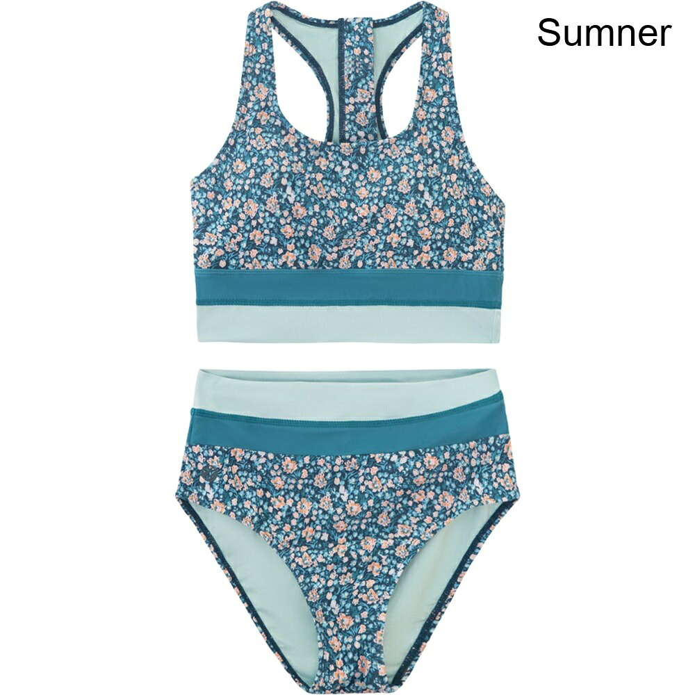 (取寄) ナニ ミニカットバッククロップ水着セット - 女の子用 nani Mini Cut Back Crop Swimsuit Set - Girls'|ジェットラグ店