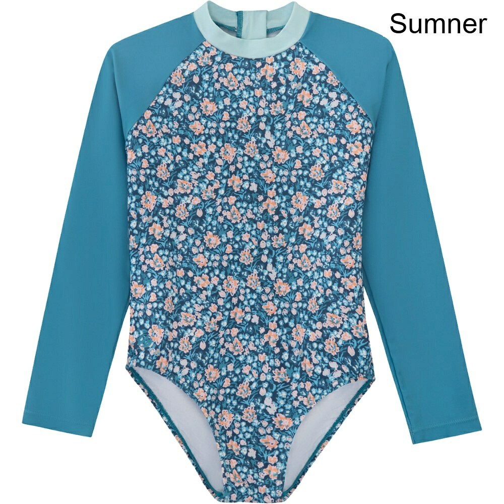 (取寄) ナニ ミニロングスリーブワンピース水着 - キッズ nani Mini Long-Sleeve One-Piece Swimsuit - Kids'|ジェットラグ店