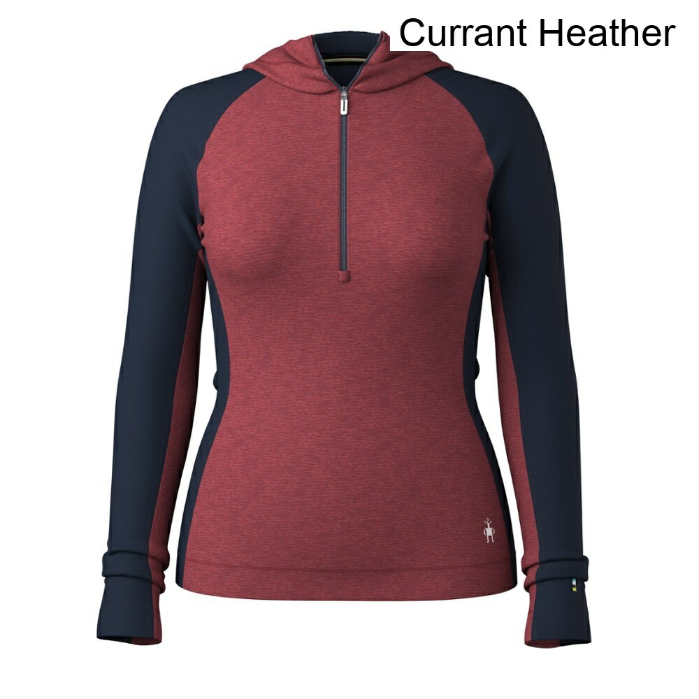 (取寄) スマートウール クラシックサーマルメリノハーフジップベースレイヤーフーディー - レディース smartwool Classic Thermal Merino Half-Zip Base Layer Hoodie - Women's|ジェットラグ店