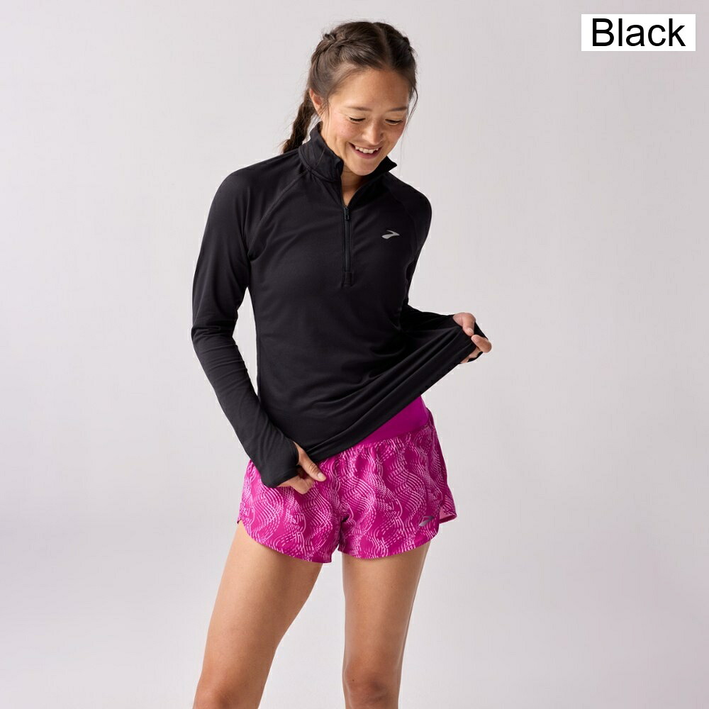 (取寄) ブルックス ダッシュハーフジップ3.0トップ - レディース brooks Dash Half-Zip 3.0 Top - Women's|ジェットラグ店