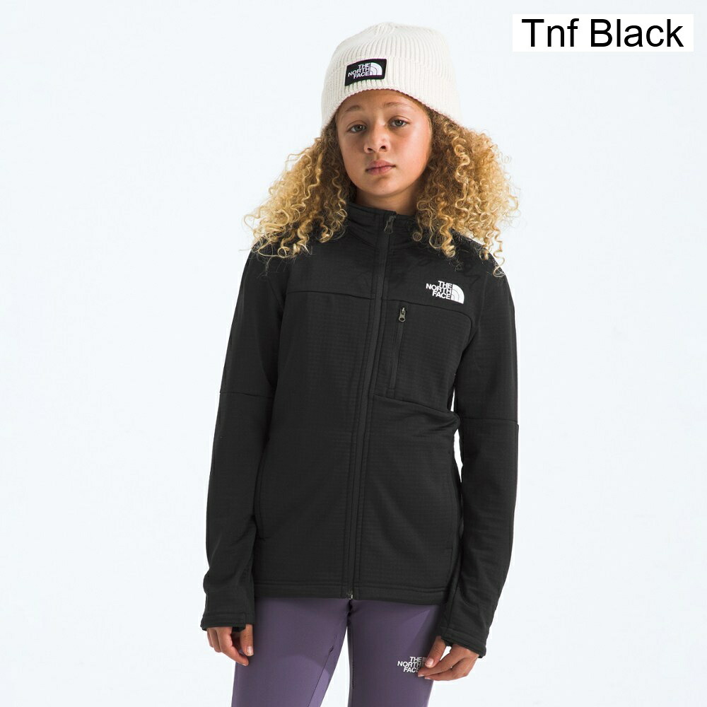 (取寄) ザ・ノース・フェイス ハイクフルジップミッドレイヤージャケット - キッズ the north face Hike Full-Zip Mid-Layer Jacket - Kids'｜ジェットラグ店