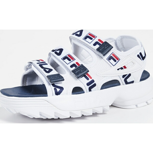 人気提案 取寄 フィラ レディース ディスラプター サンダル Fila Women S Disruptor Sandals White Filanavy Filared Filaacc7 Qbdworks Com