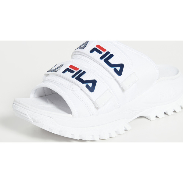 fila white slides