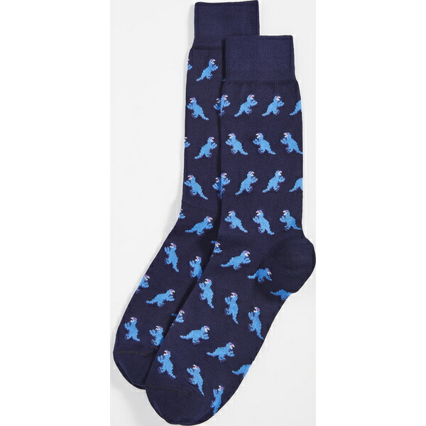 取寄 棹スミス ディノ ジャカード ソックス Paul Smith Dino Jacquard Socks Blue 貨物輸送無料 Paul Smith ポールスミス ソックス ソックス レッグ御召物 ブランド名 Klubwino Pl