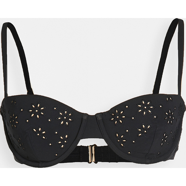 予約販売品 楽天市場 取寄 トリーバーチ レディース ブロドリー アンダーワイヤー トップ Tory Burch Women S Broderie Underwire Top Black 送料無料 ジェットラグ楽天市場店 新品本物 Advance Com Ec