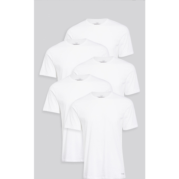 取寄 カルバンクライン 下穿き メンズ 作業班 のど頚 5 風呂敷き包み Calvin Klein Underwear Men S Crew Neck 5 Pack White 貨物輸送無料 Calvin Klein Underwear カルバンクライン アンダーウェア メンズ Tワイシャツ トップス カットソー ブランド Pasadenasportsnow Com