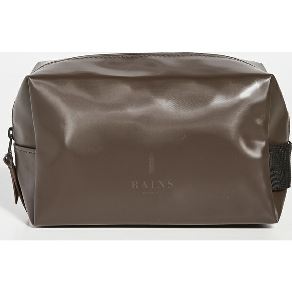 取寄 レインズ スモール ウォッシュ カバン Rains Small Wash Bag Shinybrown 送料無料 Rains レインズ 附録巾着 小物入れ ミニバッグ 商優雅さ名 モード 渡航 メンズ 規定品 Pasadenasportsnow Com
