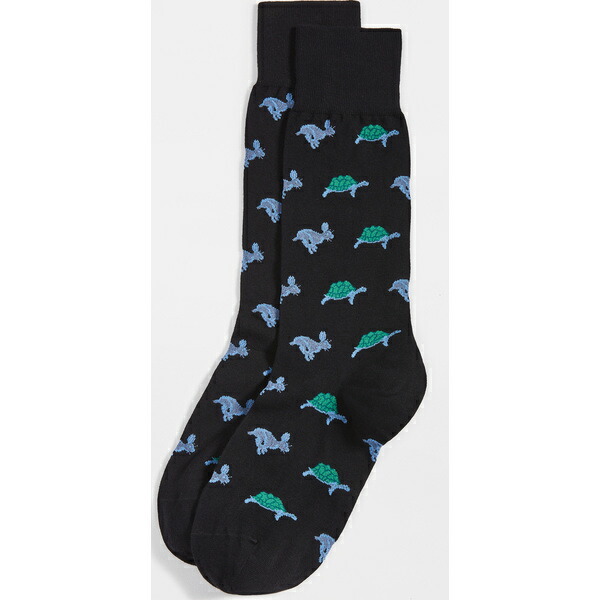取寄 ロッドスミス メンズ メンズ リック タートル 靴下 Paul Smith Men S Rick Turtle Socks Black Paul Smith ポールスミス ソックス 靴下 レッグお召物 ブランド Kossacklaw Com