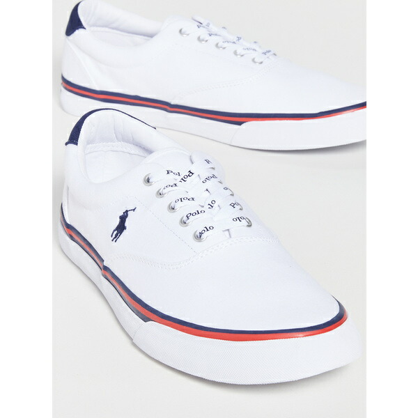 取寄 ポロ ラルフローレン メンズ ソートン スニーカー Polo Ralph Lauren Men S Thorton Sneakers White Newportnavy Polo Ralph Lauren ポロ ラルフローレン メンズ スニーカー シューズ 靴 心地よい ブランド Damienrice Com