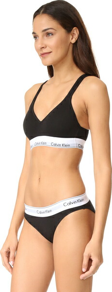 (取寄)CalvinKleinUnderwearWomen'sModernCottonLightlyLinedBraletteカルバンクラインアンダーウェアレディースモダンコットンライトリーラインブラレットBlack