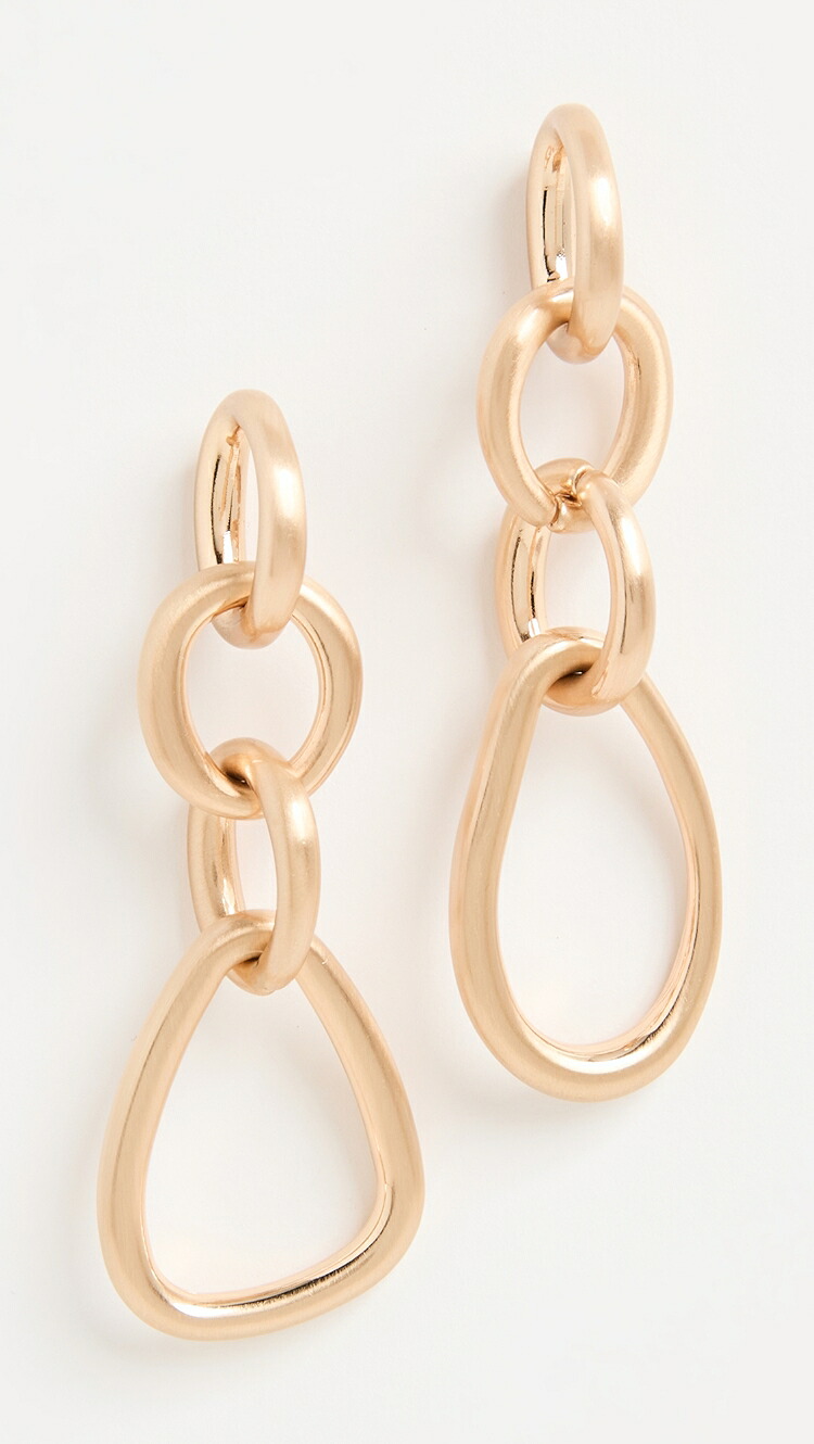 (取寄) レイエス イヤリングス Cult Gaia Reyes Earrings brushed brass|ジェットラグ店