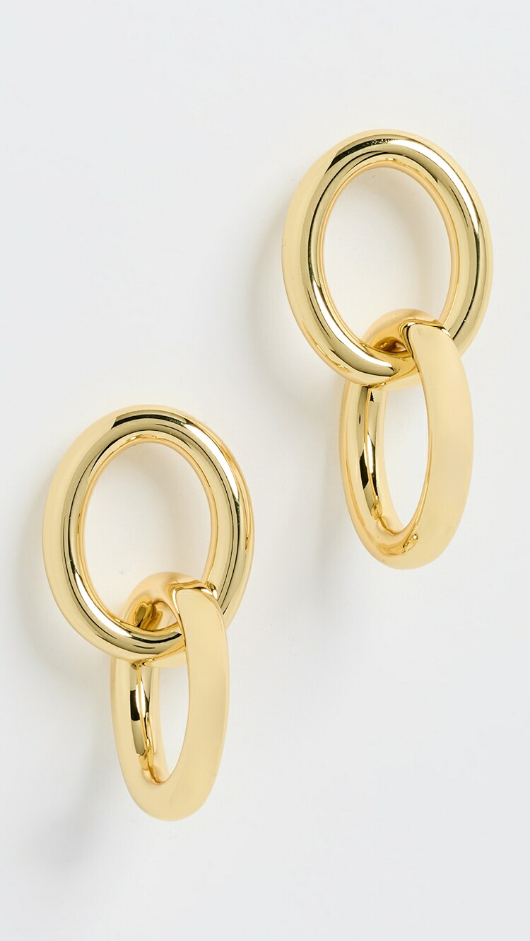 (取寄) ルー ドロップ イヤリングス Gorjana Lou Drop Earrings gold｜ジェットラグ店
