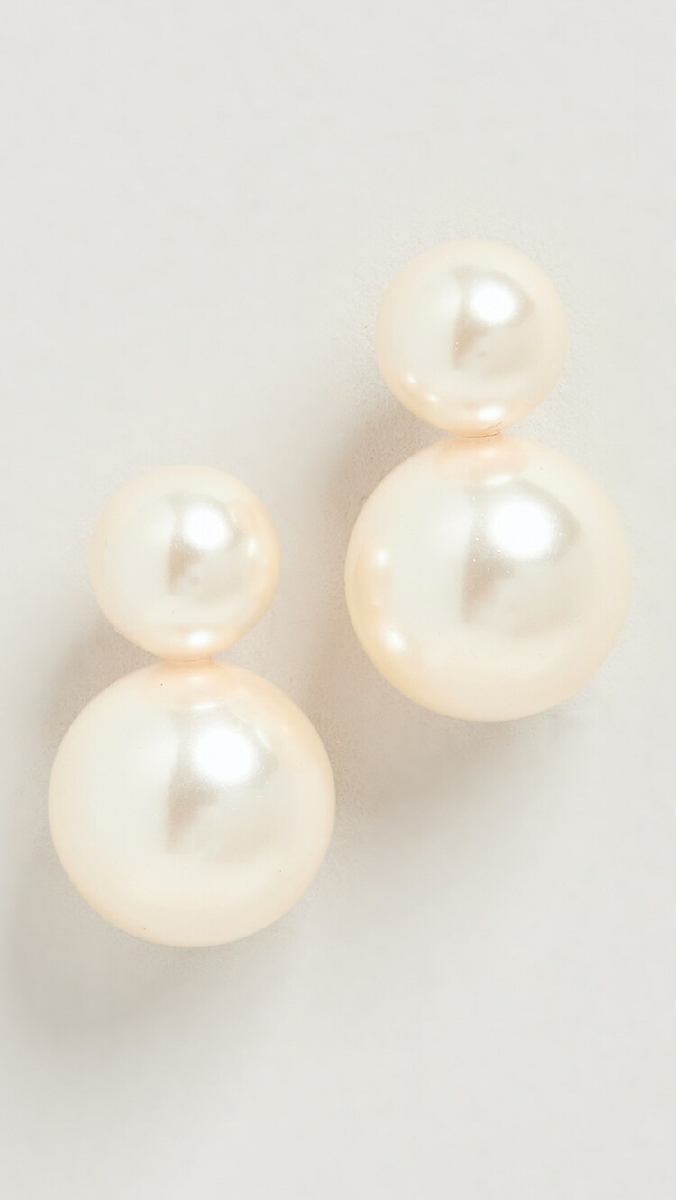 (取寄) アイリス イヤリング Jennifer Behr Iris Earring pearl