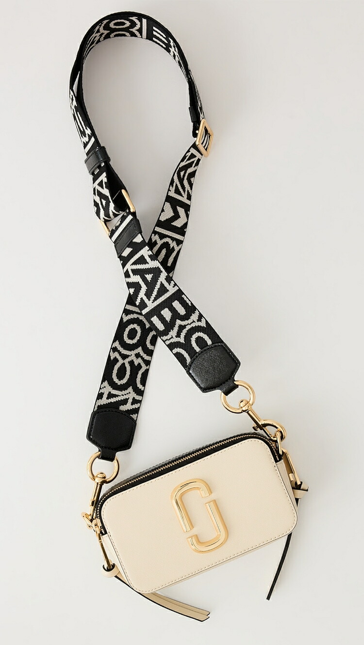 (取寄) マークジェイコブス ザ スナップショット バッグ Marc Jacobs The Snapshot Bag cloud white/multi