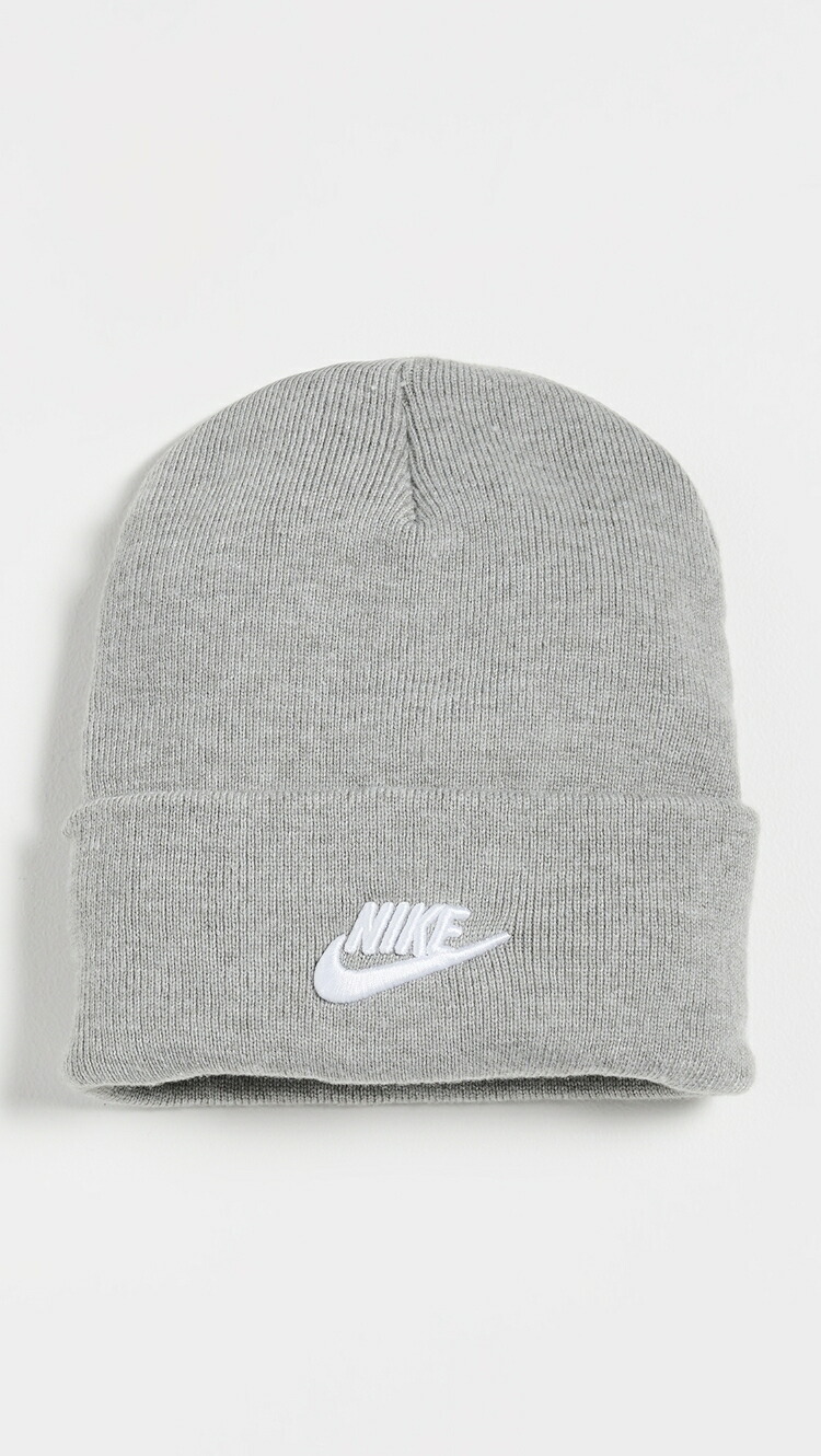 (取寄) ナイキ ナイキ ピーク フューチュラ ビーニー Nike Nike Peak Futura Beanie dark grey heather/white