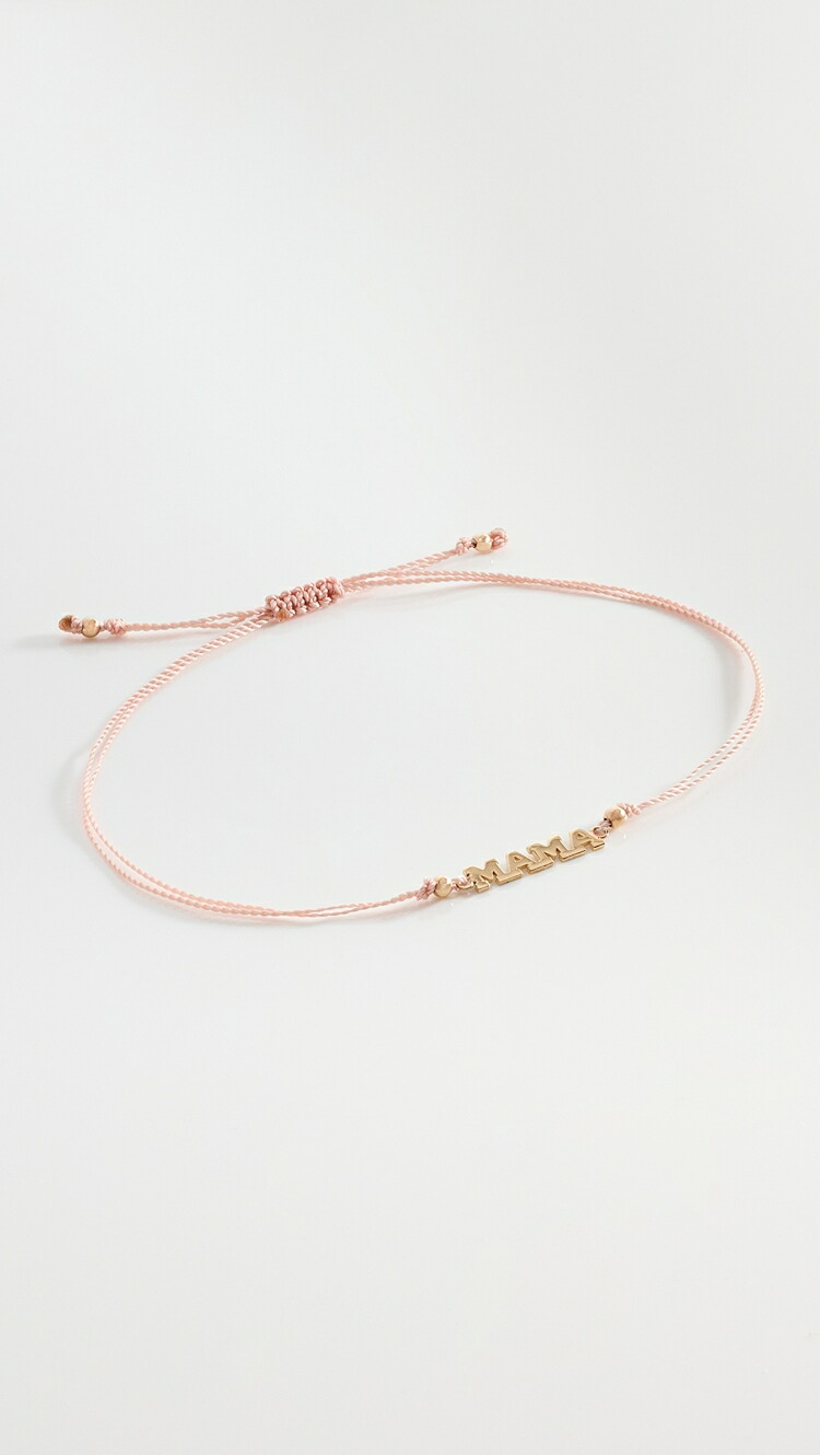 (取寄) 14K ゴールド ママ ワード ブレスレット Zoe Chicco 14k Gold Mama Word Bracelet gold