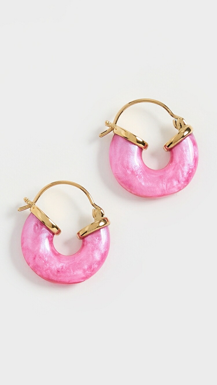 (取寄) ペティ スウェル フープス Anni Lu Petit Swell Hoops pink lotus