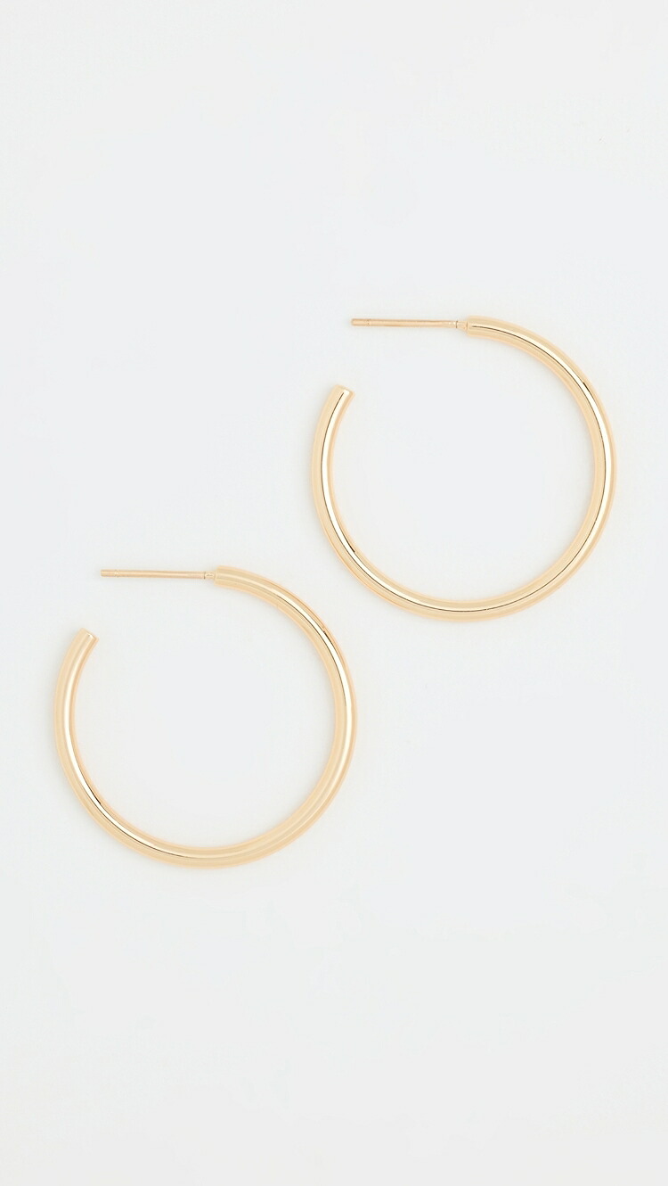 (取寄) スレッド ミニ フープス Jennifer Fisher Thread Mini Hoops yellow gold|ジェットラグ店