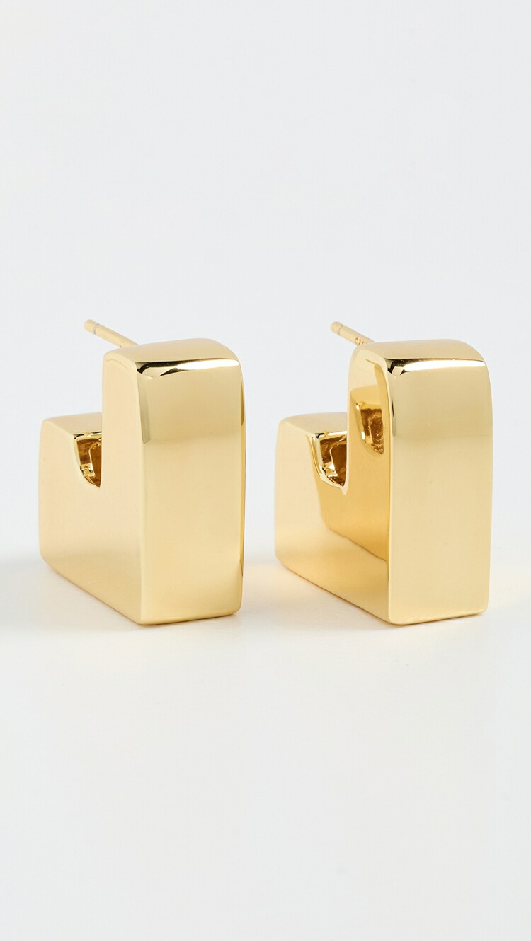 (取寄) キューブ イヤリングス Martha Calvo Cube Earrings gold｜ジェットラグ店