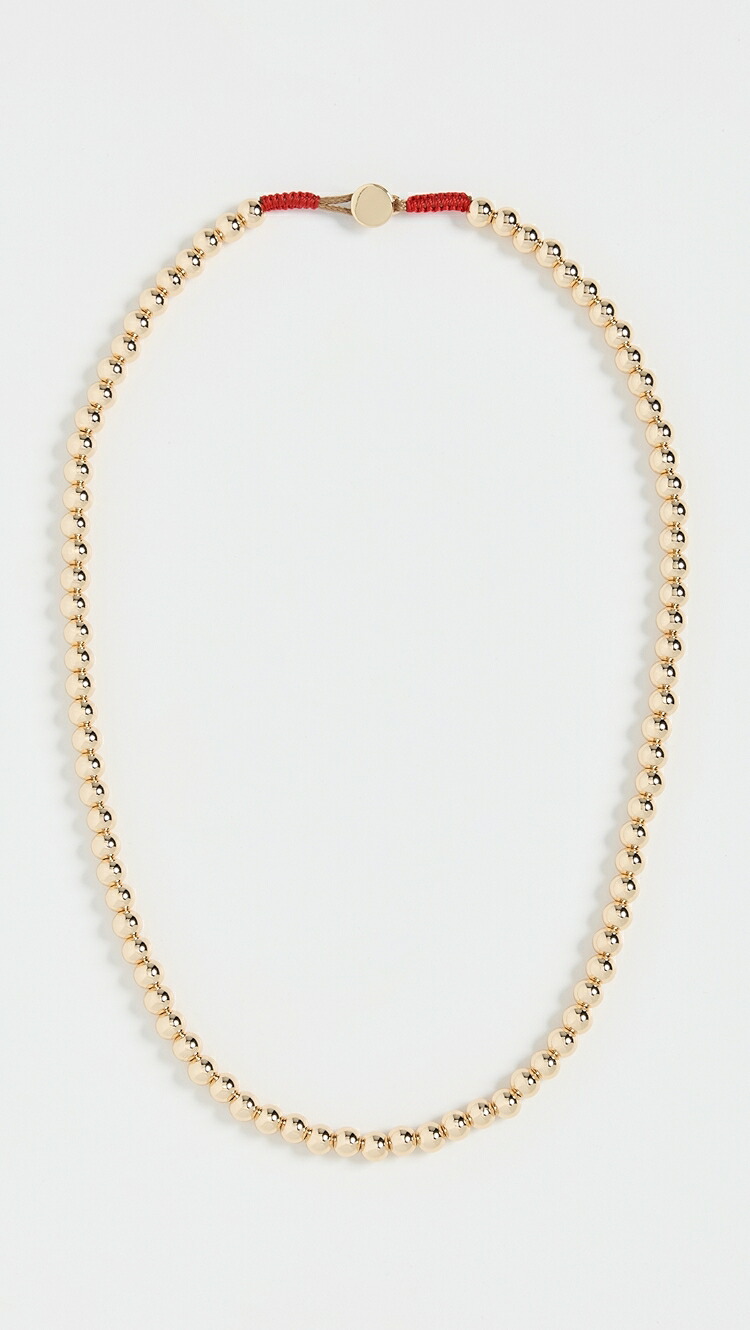 (取寄) ザ ビッガー ビーズ ネックレス Roxanne Assoulin The Bigger Bead Necklace shiny gold|ジェットラグ店