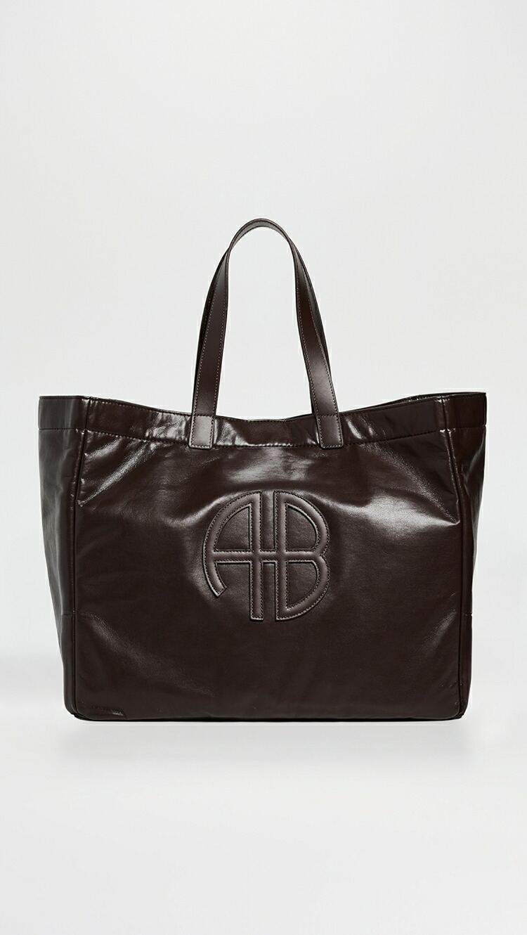 (取寄) アニーン ビング ラージ リオ トート ANINE BING Large Rio Tote dark brown 52,410円