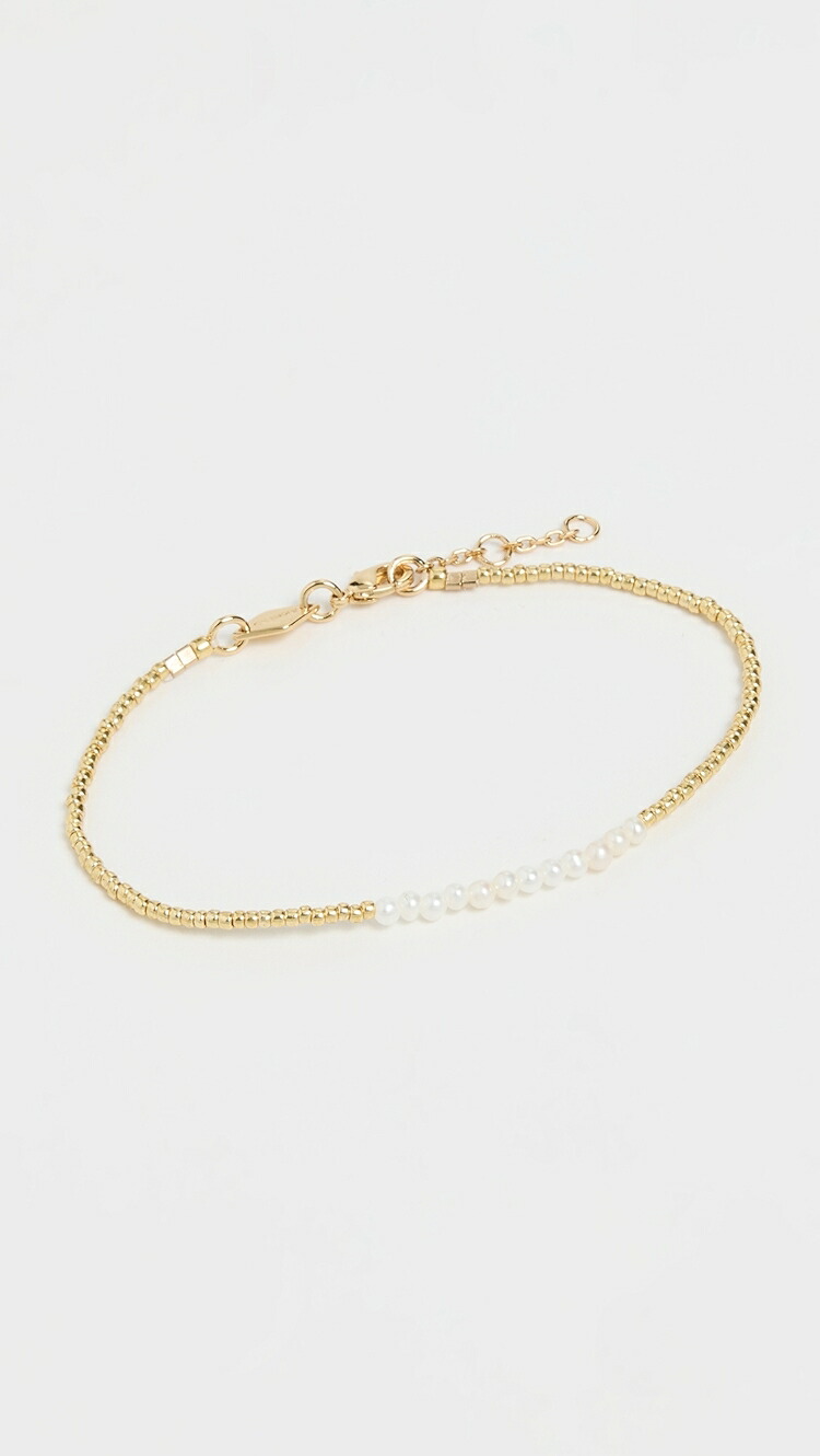 (取寄) アニ ルー スリム パーリー ブレスレット Anni Lu Slim Pearly Bracelet gold｜ジェットラグ店