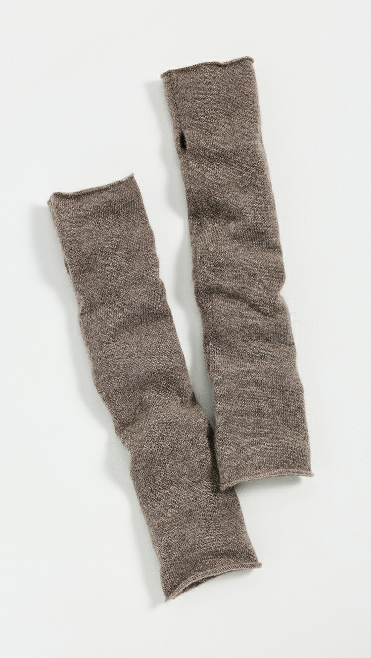 (取寄) リサ ヤン アスペン アーム カシミア ウォーマーズ LISA YANG Aspen Arm Cashmere Warmers truffle