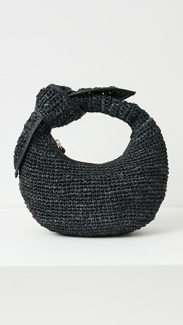 (取寄) プールサイド バッグス ザ ジョシー ノット バッグ Poolside Bags The Josie Knot Bag all black｜ジェットラグ店