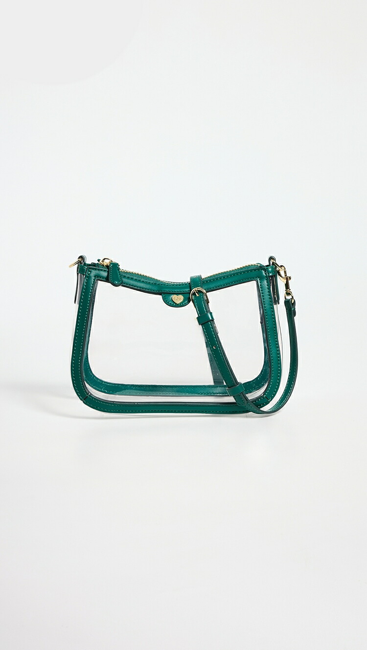(取寄) カーブ イースト/ウエスト クロスボディ Stoney Clover Lane Curved East/West Crossbody clear/green