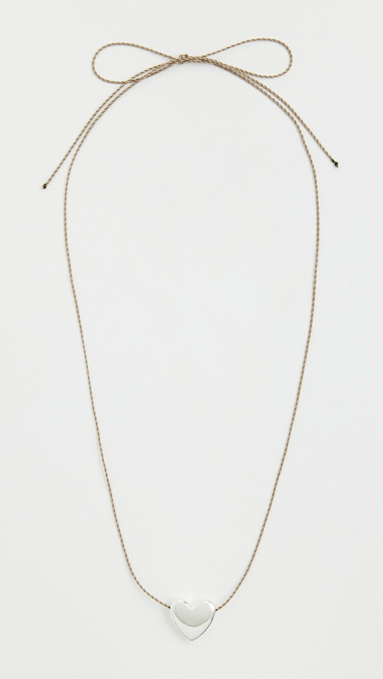 (取寄) アニカ イネズ スモール ハート ネックレス Annika Inez Small Heart Necklace silver|ジェットラグ店
