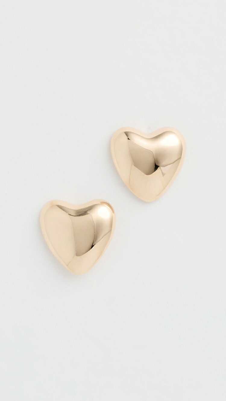 (取寄) アニカ イネズ ミニ ハート スタッズ Annika Inez Mini Heart Studs gold