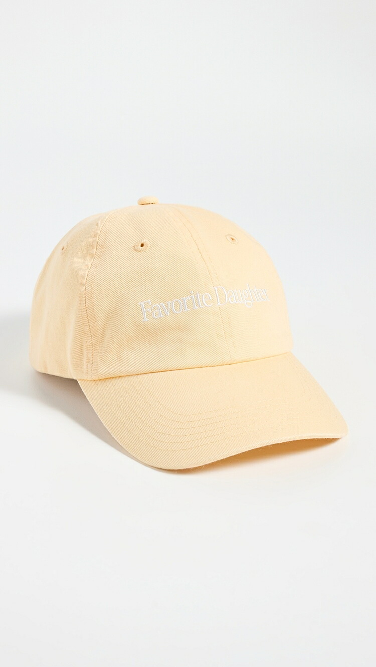 (取寄) フェイバリット ドーター クラシック ロゴ ベースボール キャップ Favorite Daughter Classic Logo Baseball Cap buttercream/white 12,375円