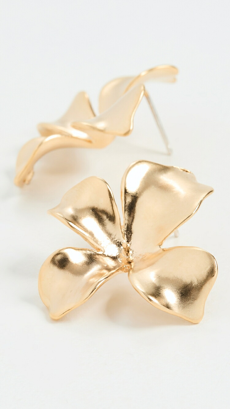 (取寄) シャシ ゴールド イヤリングス SHASHI Gold Fiorina Earrings gold|ジェットラグ店