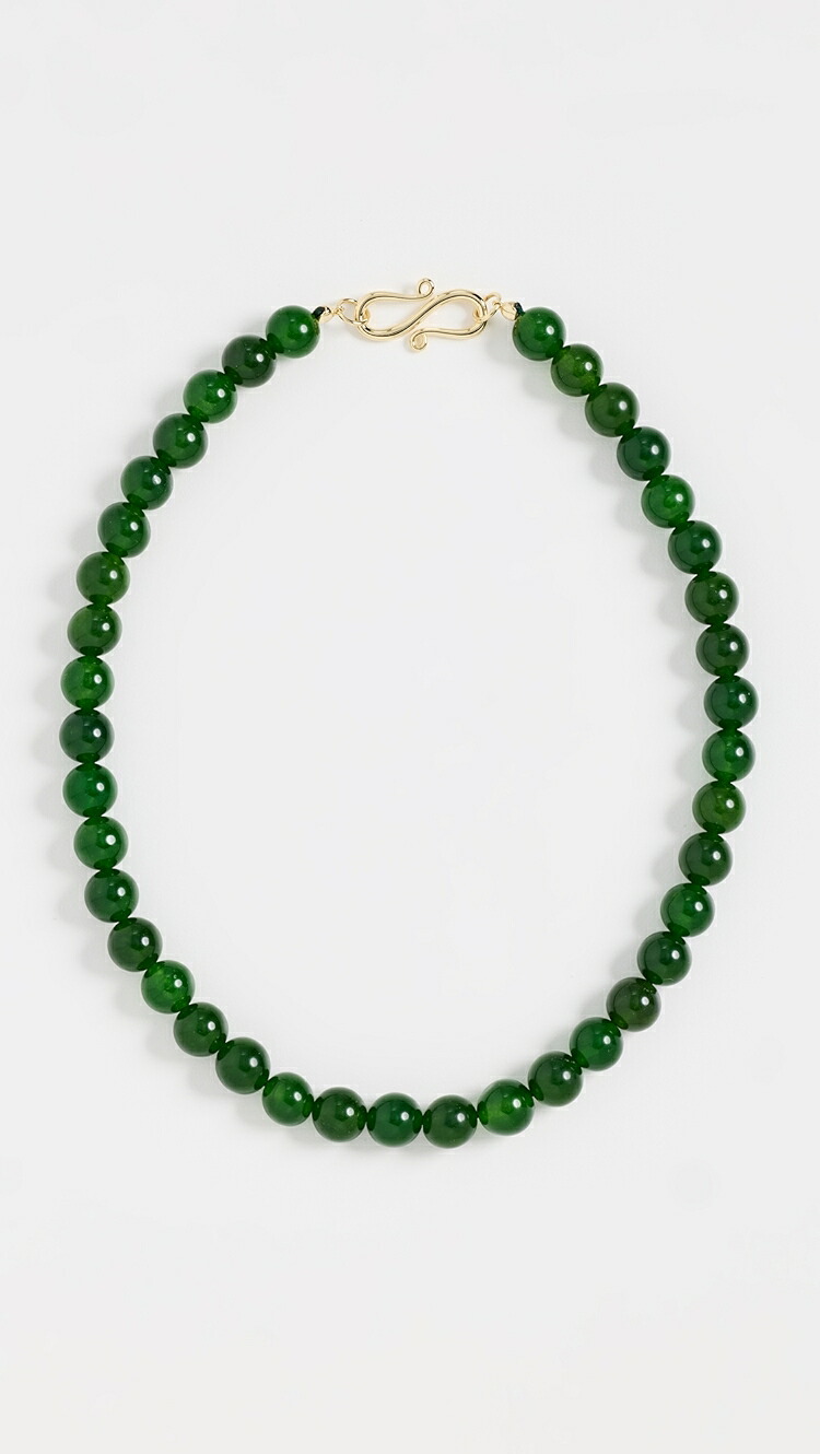 (取寄) ザ メアリー ネックレス LI STUDIO The Mary Necklace green agate|ジェットラグ店