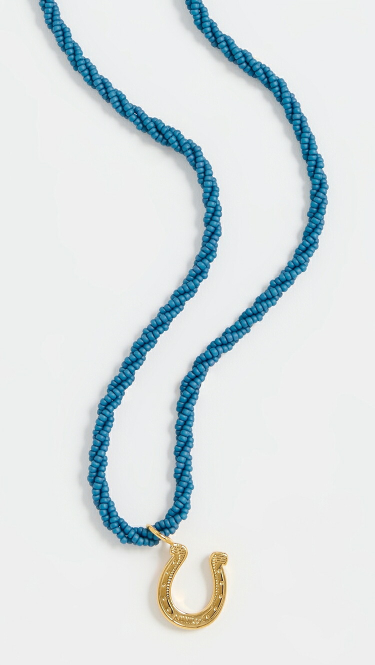 (取寄) アニ ルー レディ ラック ネックレス Anni Lu Lady Luck Necklace faded denim|ジェットラグ店