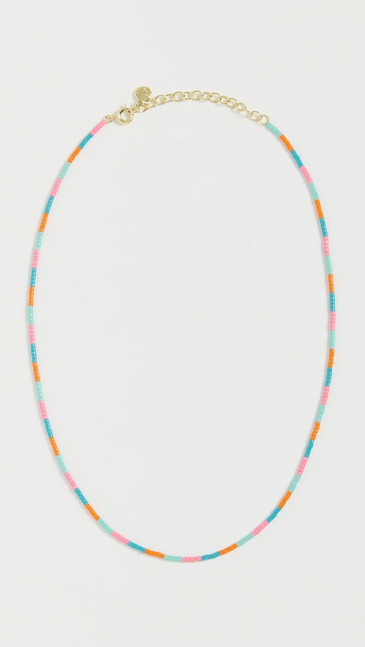 (取寄) ゴルジャナ ジジ ストライプ ネックレス Gorjana Gigi Stripe Necklace miami｜ジェットラグ店