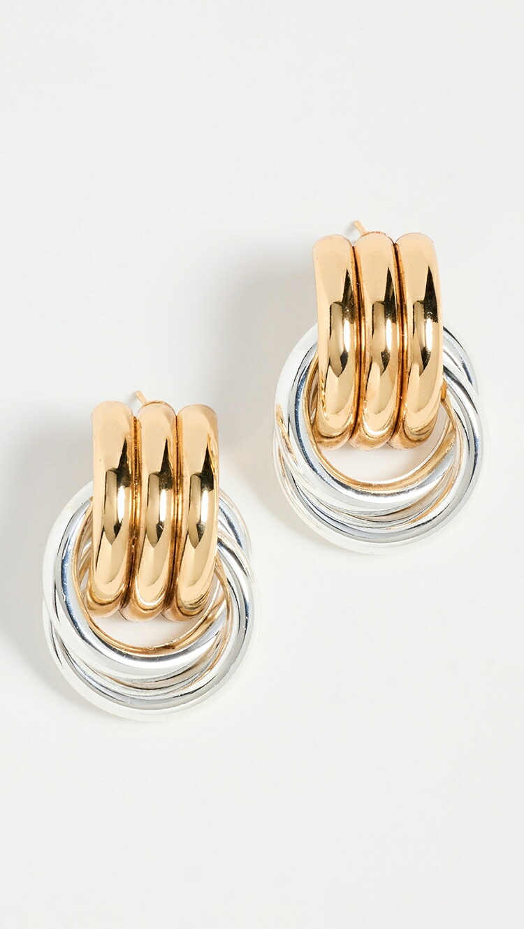 (取寄) ヘブン メイヘム ダブル ノット イヤリングス Heaven Mayhem Double Knot Earrings mixed｜ジェットラグ店