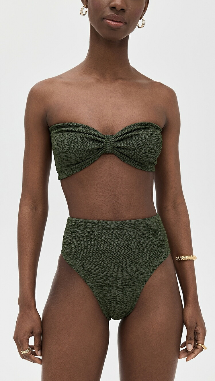 (取寄) ハンザ ジー ルビー ビキニ Hunza G Ruby Bikini metallic khaki｜ジェットラグ店
