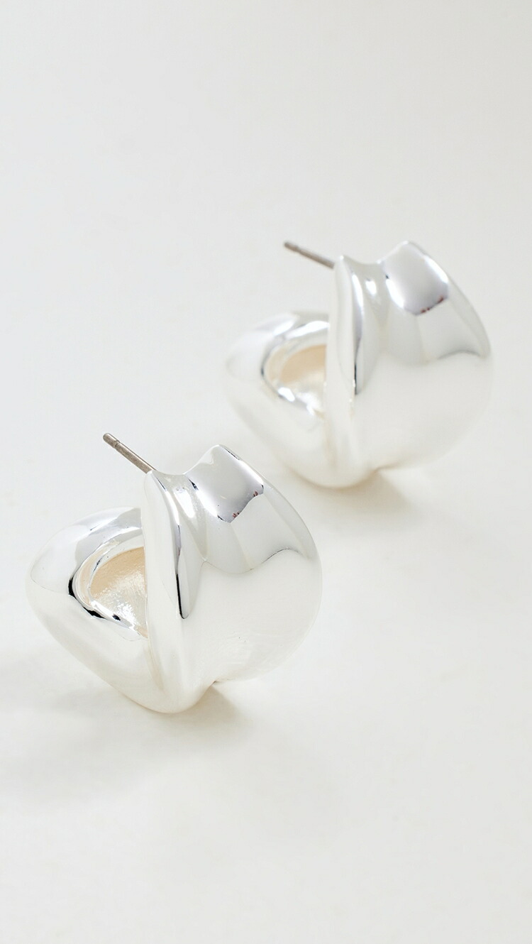 (取寄) ジェニー バード チャンキー フープス Jenny Bird Chunky Doune Hoops high polish silver