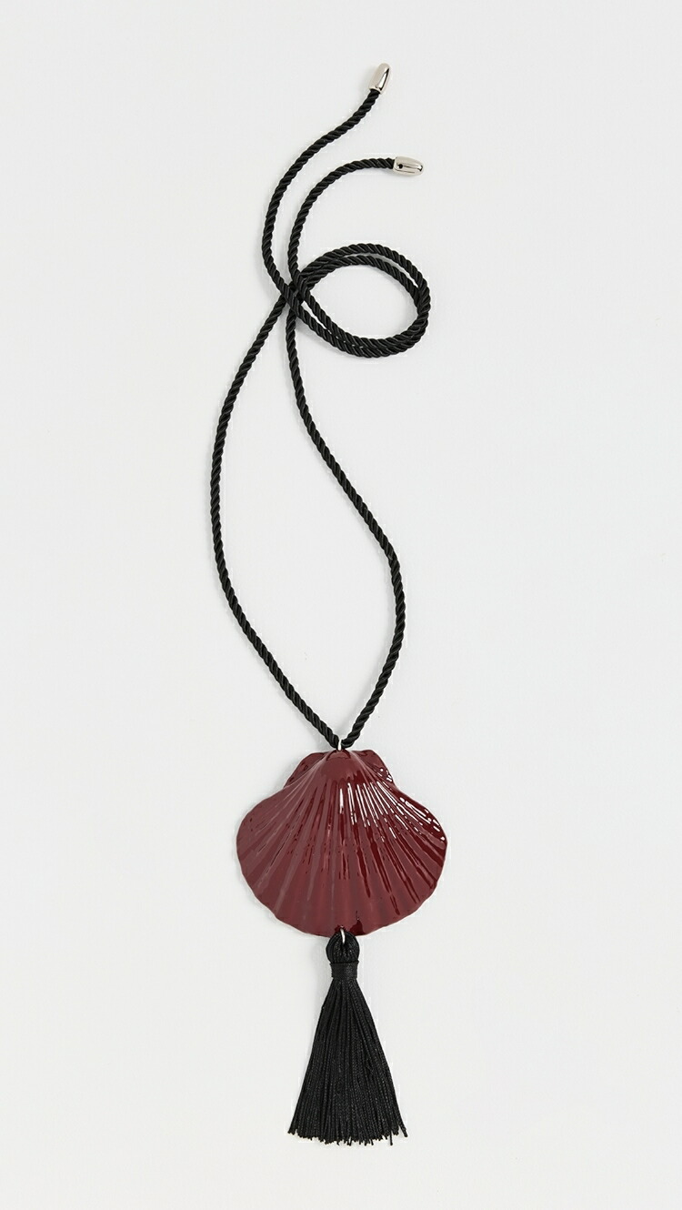 (取寄) ジュリエッタ ピラー ネックレス Julietta Pillar Necklace burgundy/black|ジェットラグ店