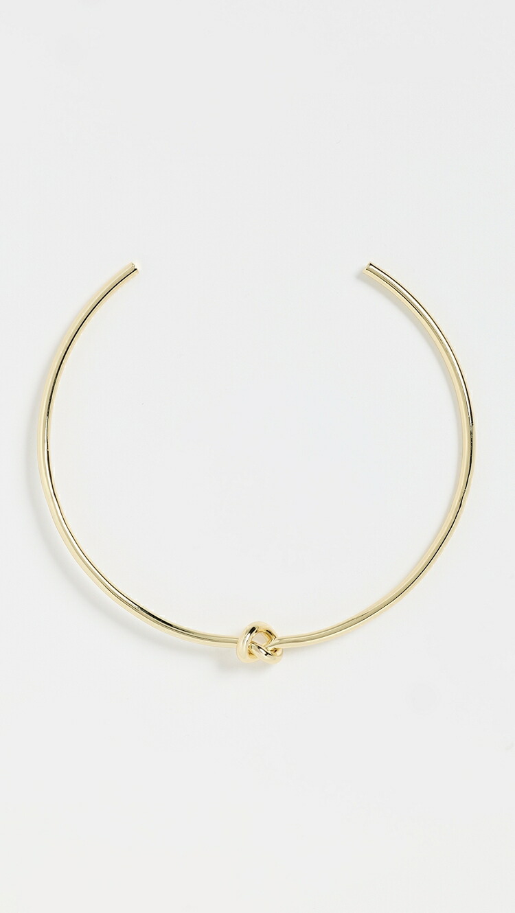 (取寄) シャシ ノット カフ ネックレス SHASHI Knot Cuff Necklace gold