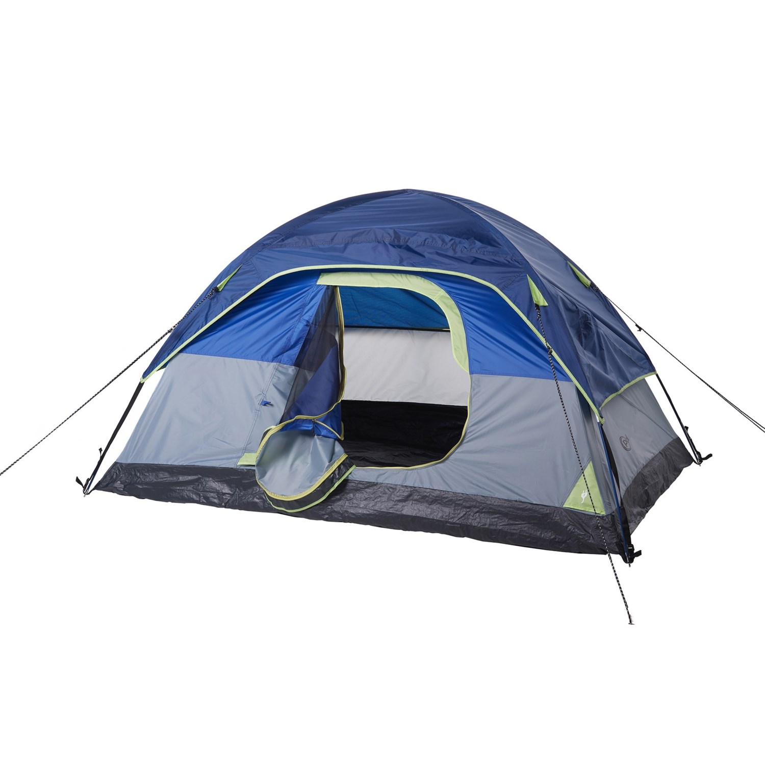 (取寄) ポータル スペーシャス ドーム テント - 2-パーソン, 3-シーズン PORTAL Spacious Dome Tent - 2-Person, 3-Season Blue/Grey/Green
