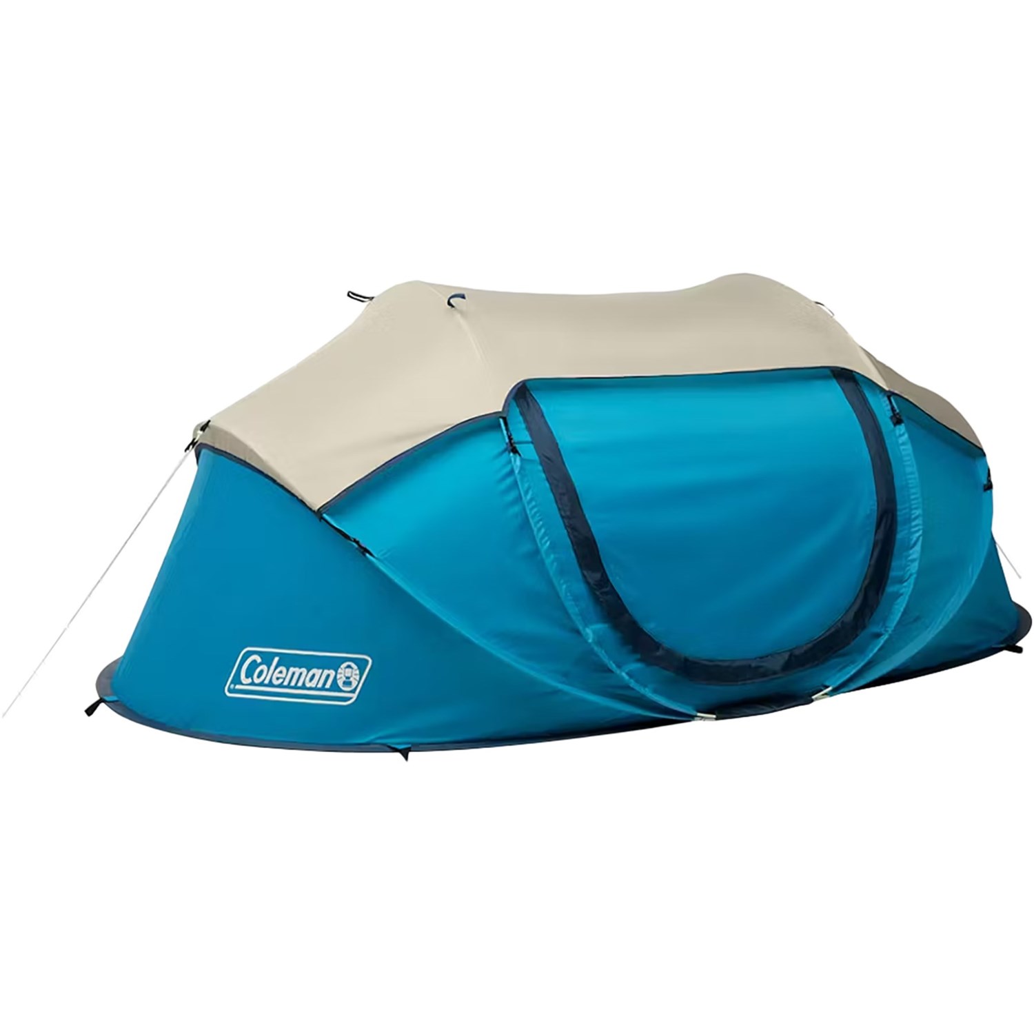 (取寄) コールマン キャンプ バースト ポップ-アップ テント - 2-パーソン, 3-シーズン Coleman Camp Burst Pop-Up Tent - 2-Person, 3-Season Blue
