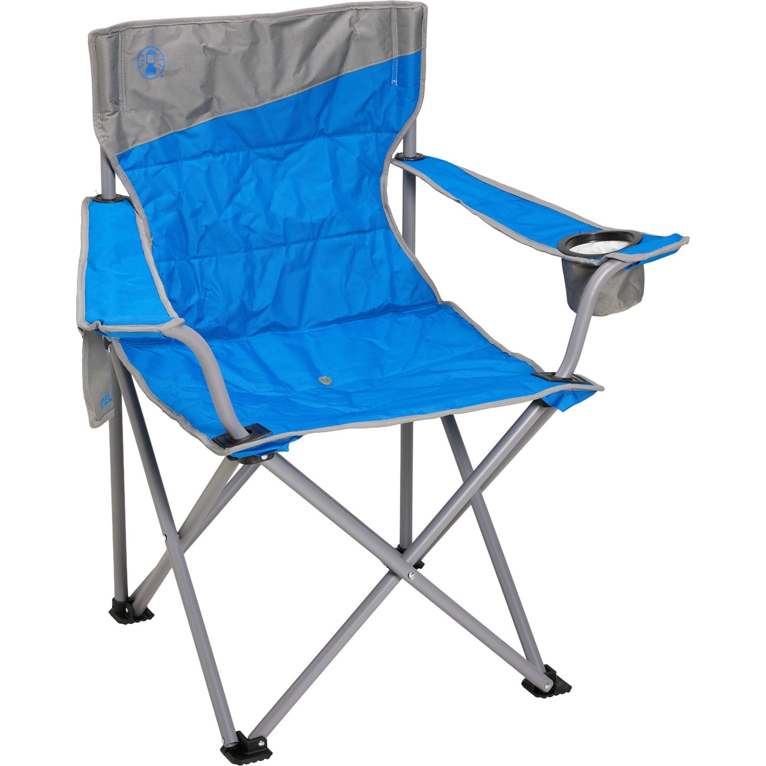 (取寄) コールマン クワッド キャンピング チェアー Coleman Big-N-Tall Quad Camping Chair Blue