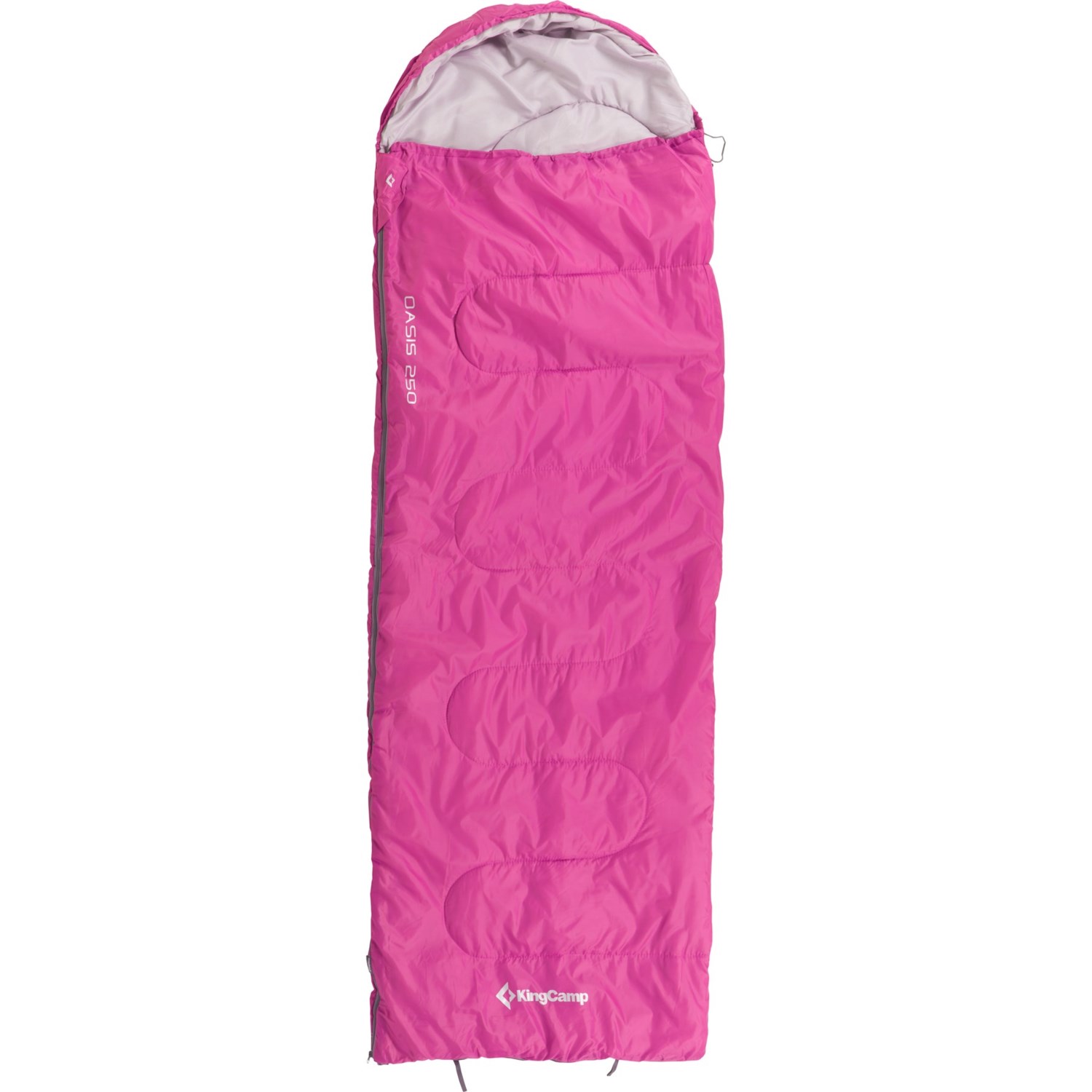 (取寄) キングキャンプ 44°F オアシス 250 スリーピング バッグ KingCamp 44°F Oasis 250 Sleeping Bag Rose Red