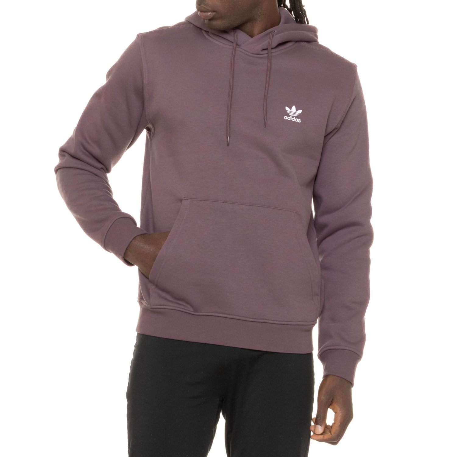 (取寄) アディダス オリジナル トレフォイル ブーディ adidas Original Trefoil Hoodie Shadow Fig