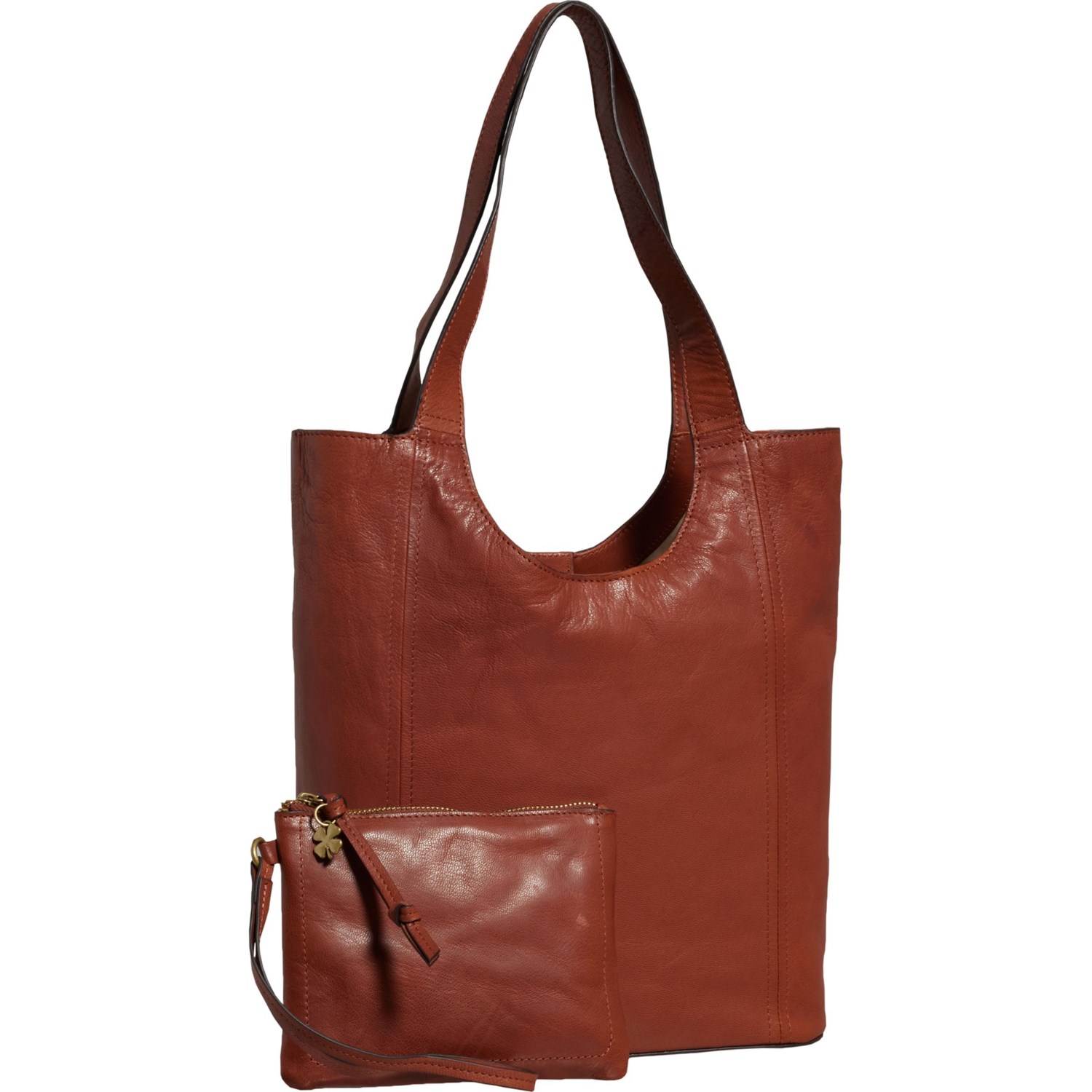 (取寄) ラッキーブランド ダヴ トート バッグ - レザー Lucky Brand Dove Tote Bag - Leather Whiskey