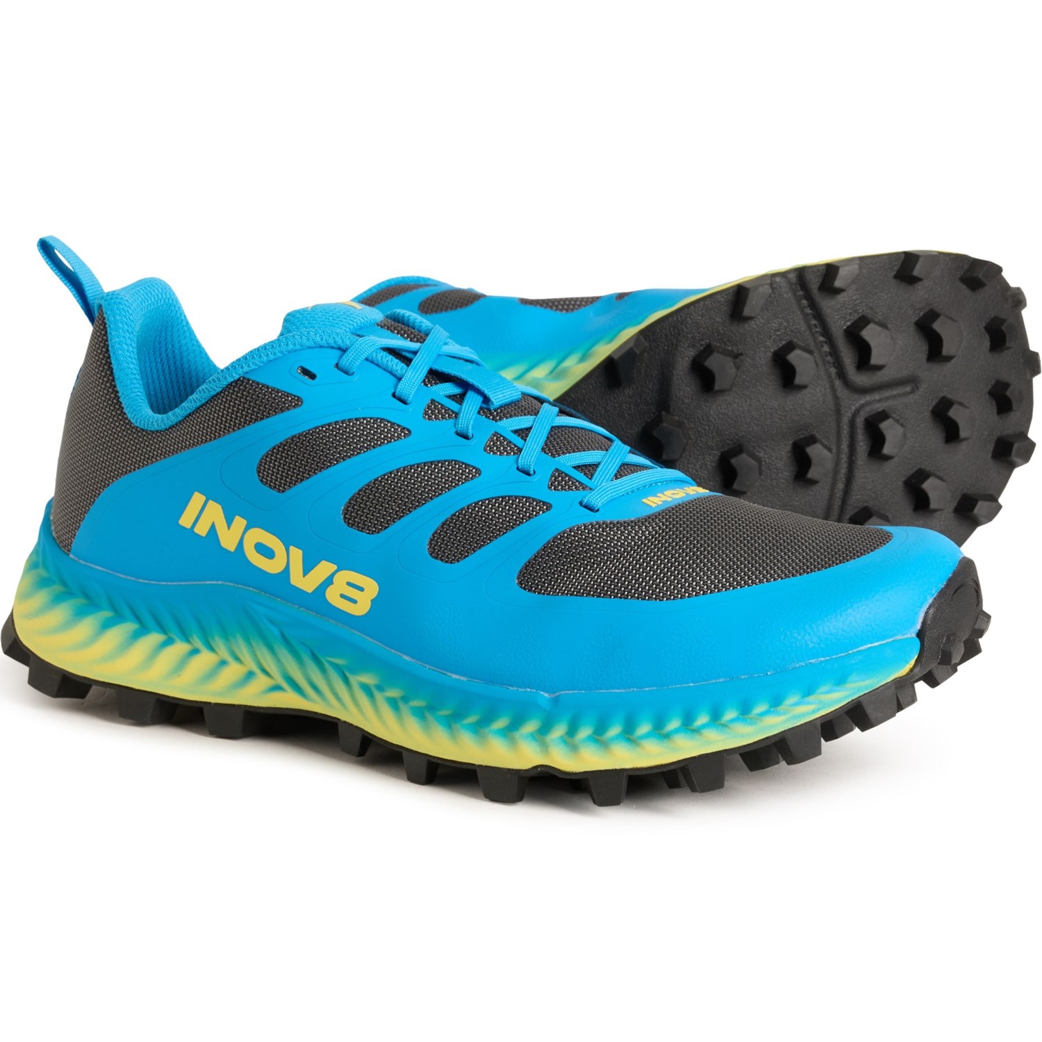 (取寄) イノヴェイト メンズ マッドタロン トレイル ランニング シューズ Inov-8 men Mudtalon Trail Running Shoes (For Men) Darkgrey/Blue/Yellow