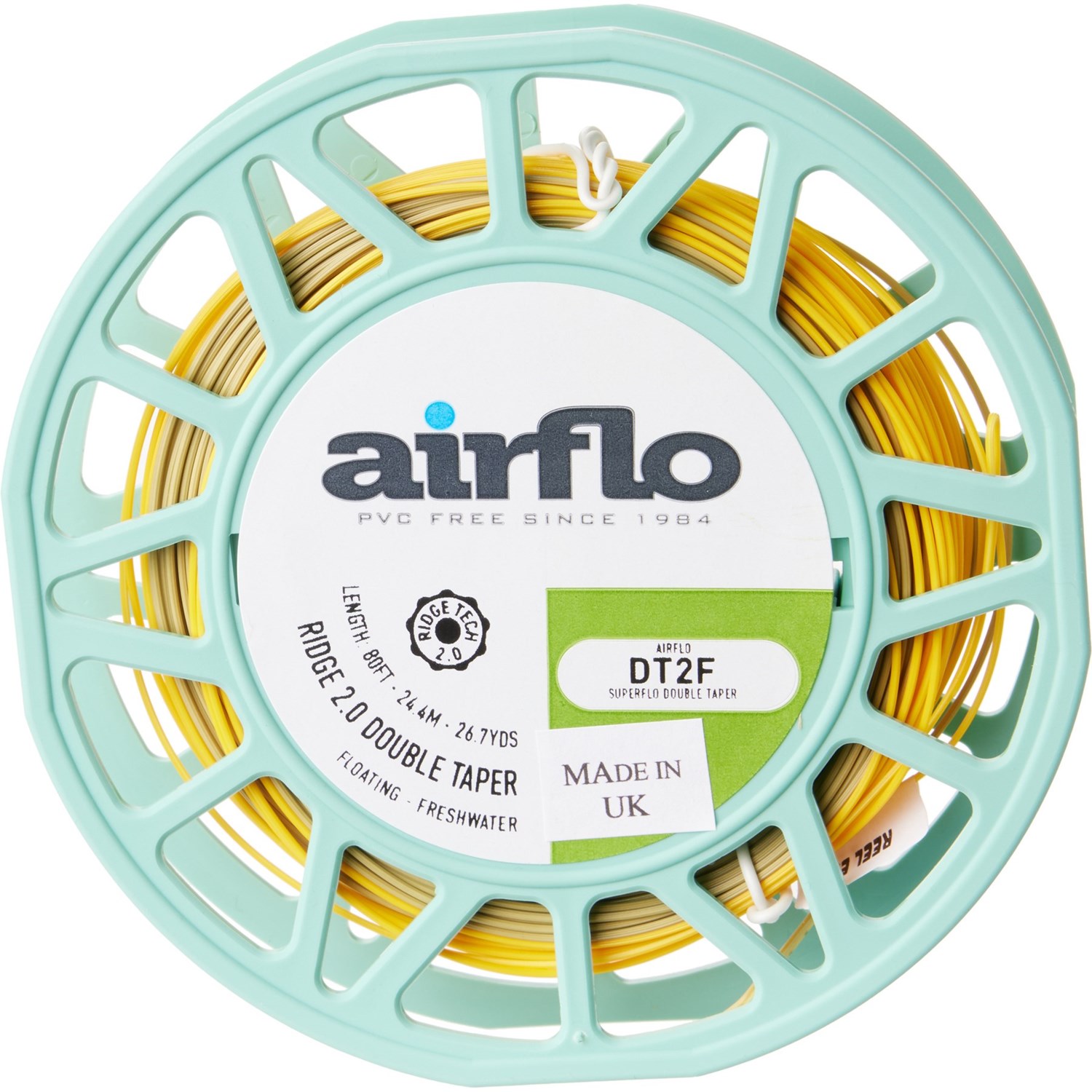 (取寄) エアフロ リッジ 2.0 ダブル テイパー フレッシュウォーター フライ ライン Airflo Ridge 2.0 Double Taper Freshwater Fly Line Yellow/Olive